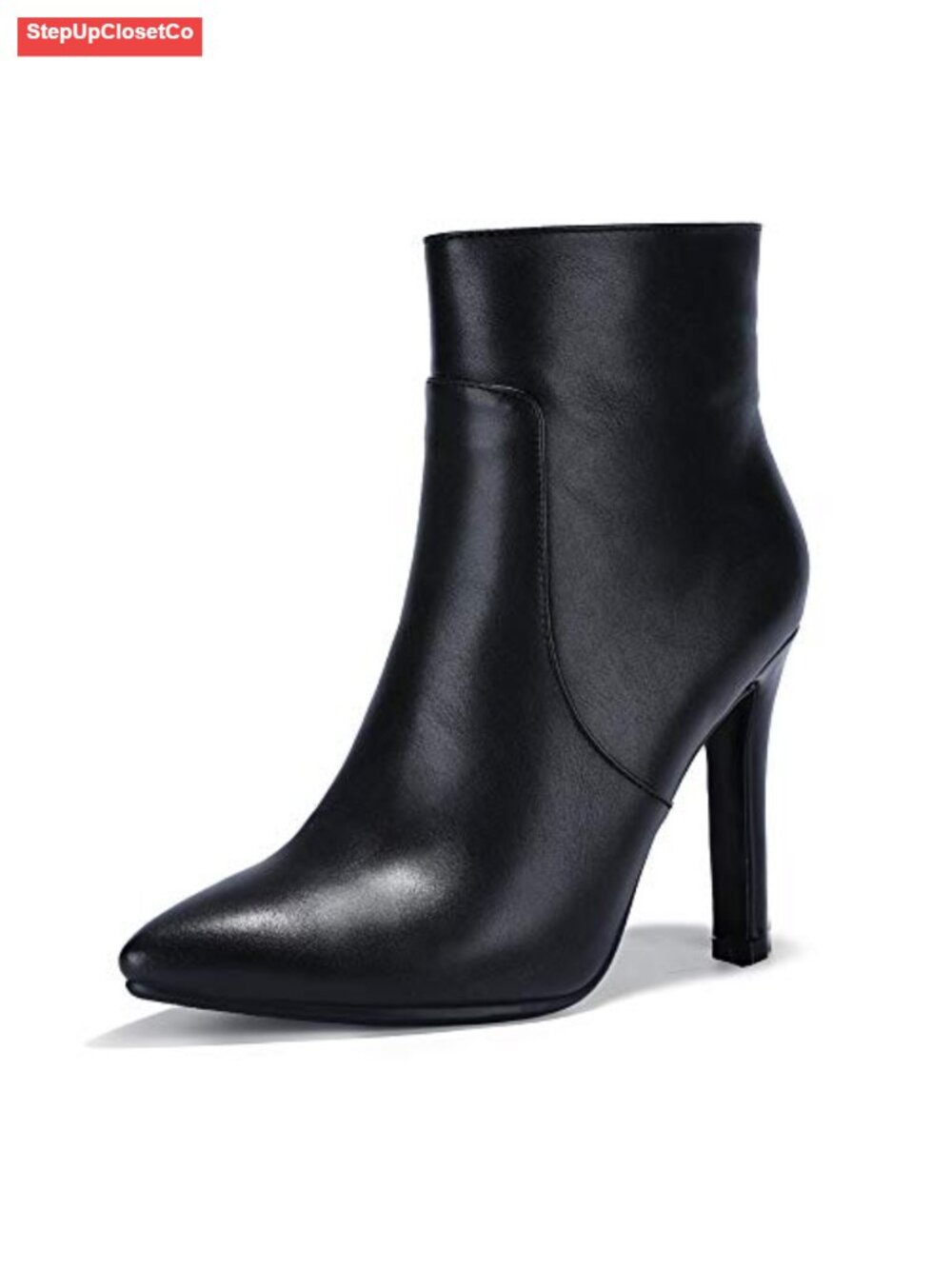 Pointed Toe Stiletto Ankle Booties High Heel Dress Boots